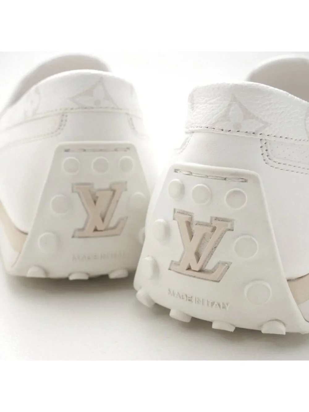 Louis Vuitton LV Line Loafers 8 Slip on Driving Shoes